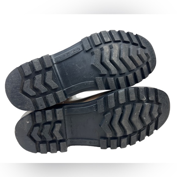 BURBERRY Rubber Rain Boots Plaid Check Pattern Women's Size 37 / 7 - Picture 9 of 12